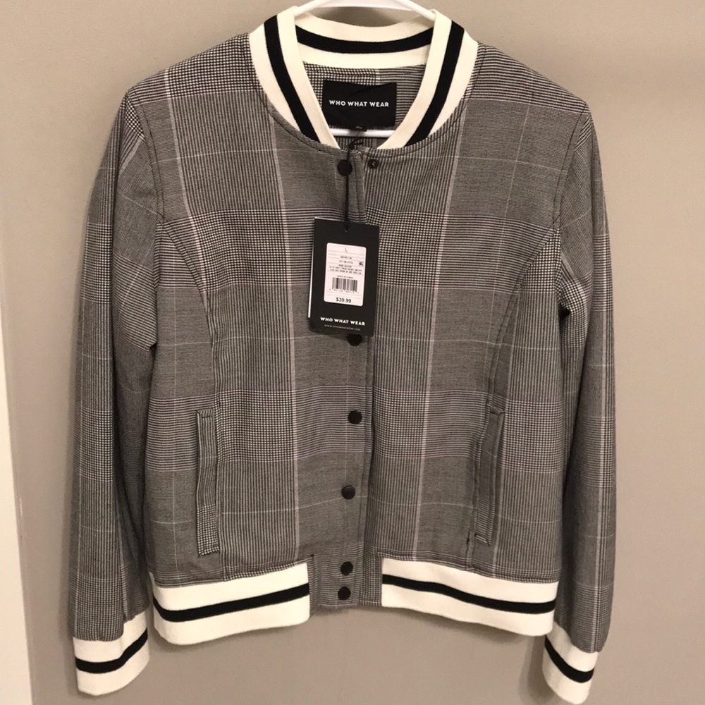 NWT WhoWhatWear Bomber Jacket